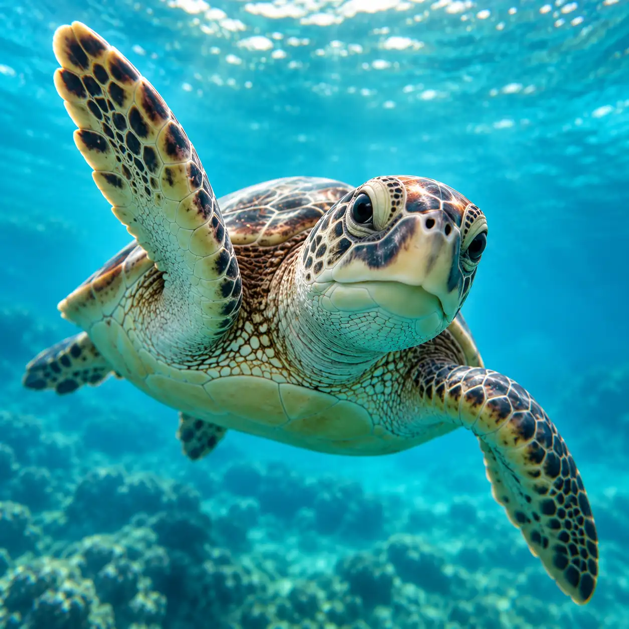 Tortuga marina caretta caretta